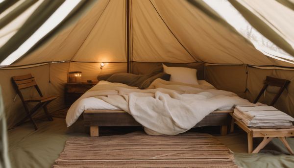 Le lit de campagne pliable pour des nuits confortables